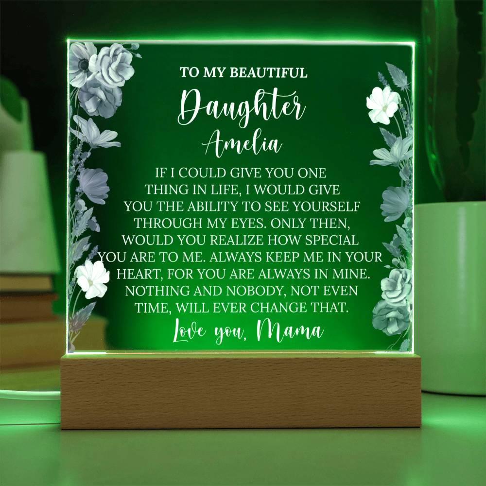 Personalized Daughter Acrylic Plaque