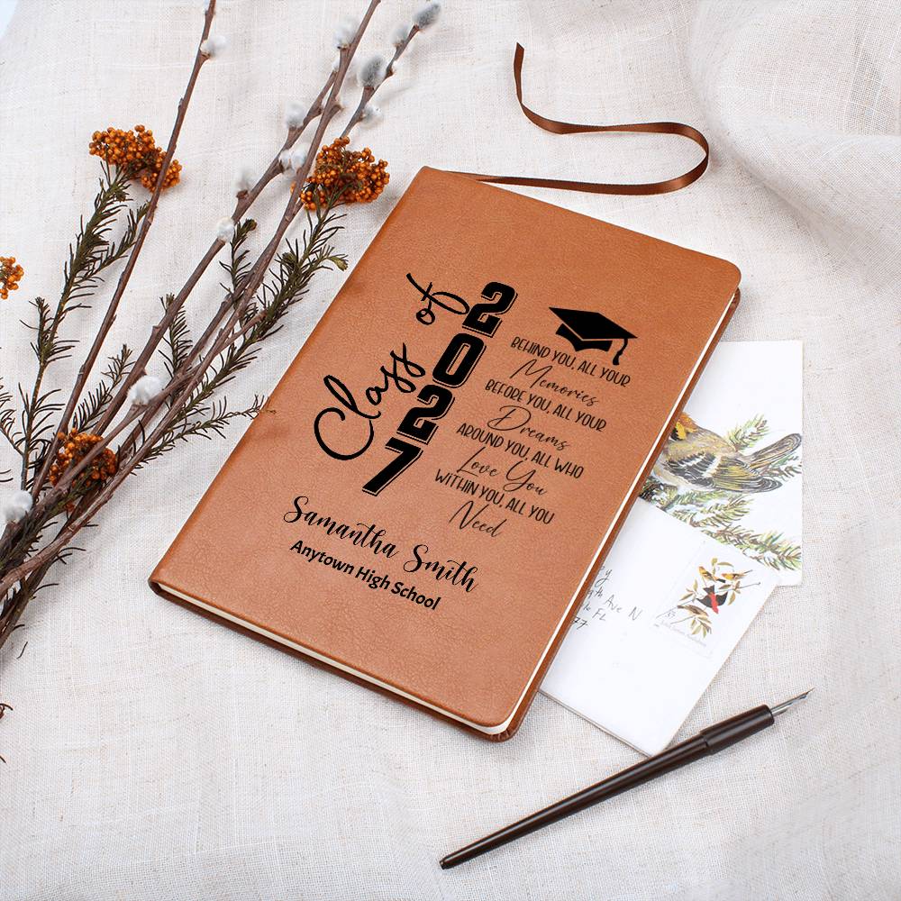 Class of 2027 Graduation Journal, Personalized Senior Notebook, High School Memory Book, Graduate Gift, Graduation Keepsake Journal
