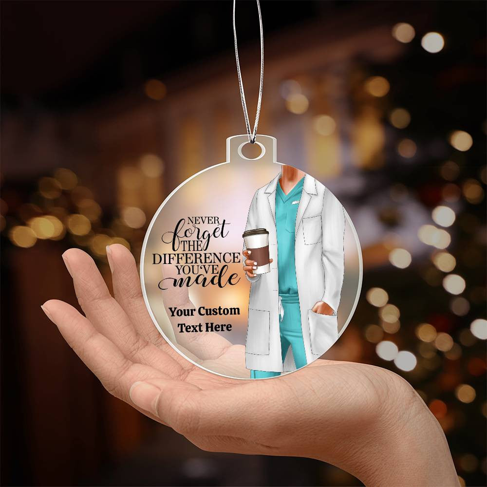 Personalized Nurse Doctor Christmas Ornament-[Heartfelt Family Gift]