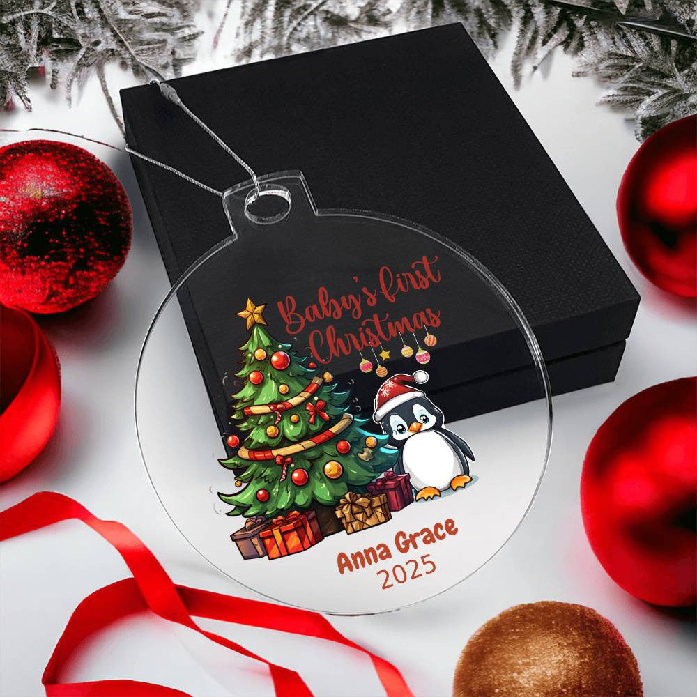Baby's 1st Christmas Ornament-[Heartfelt Family Gift]