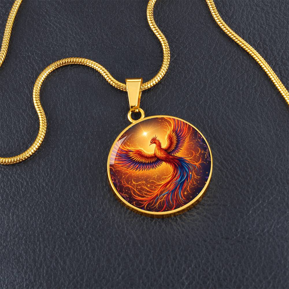 Rising Phoenix Pendant Necklace