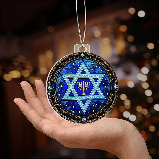 Hanukkah Star of David Ornament Gift-[Heartfelt Family Gift]