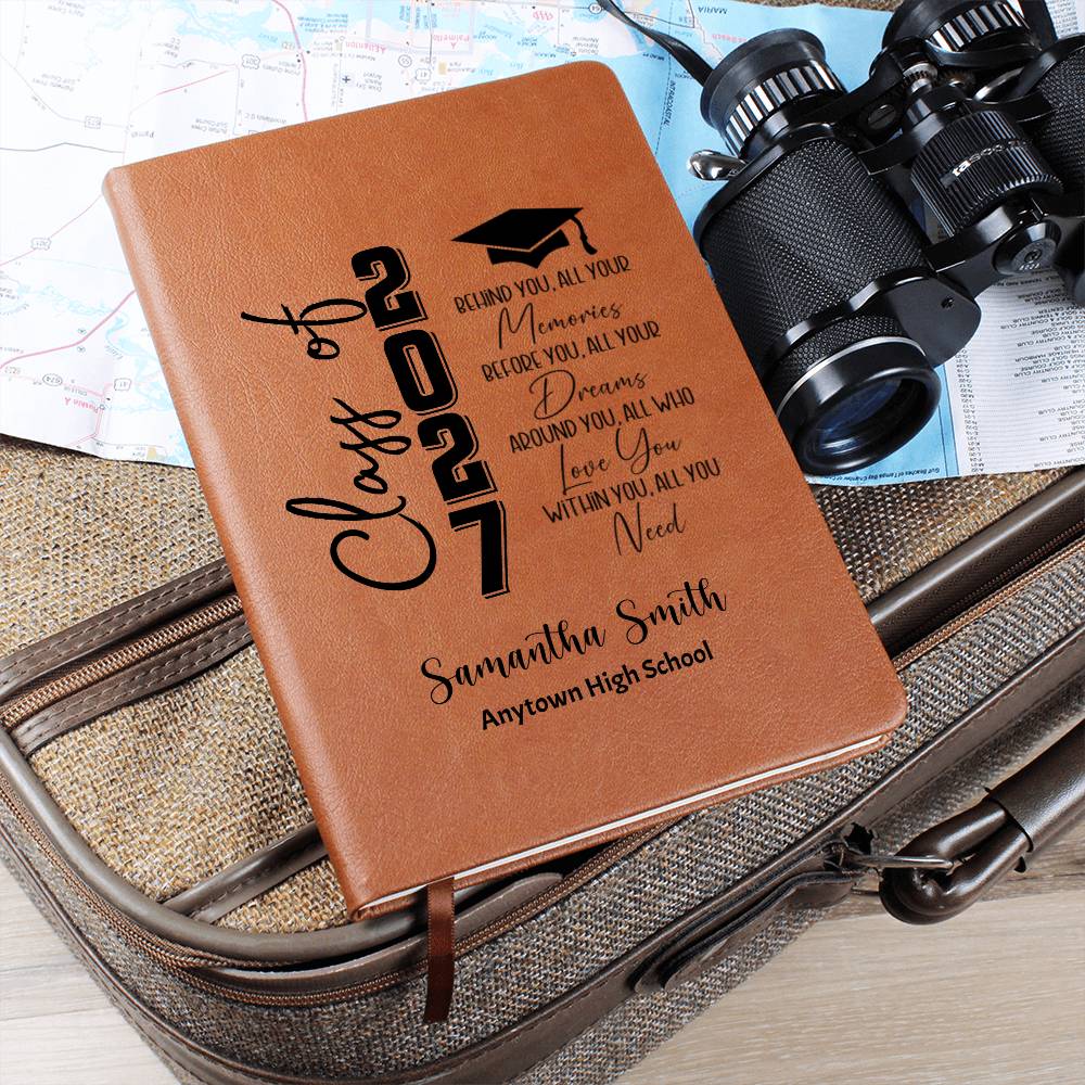 Class of 2027 Graduation Journal, Personalized Senior Notebook, High School Memory Book, Graduate Gift, Graduation Keepsake Journal