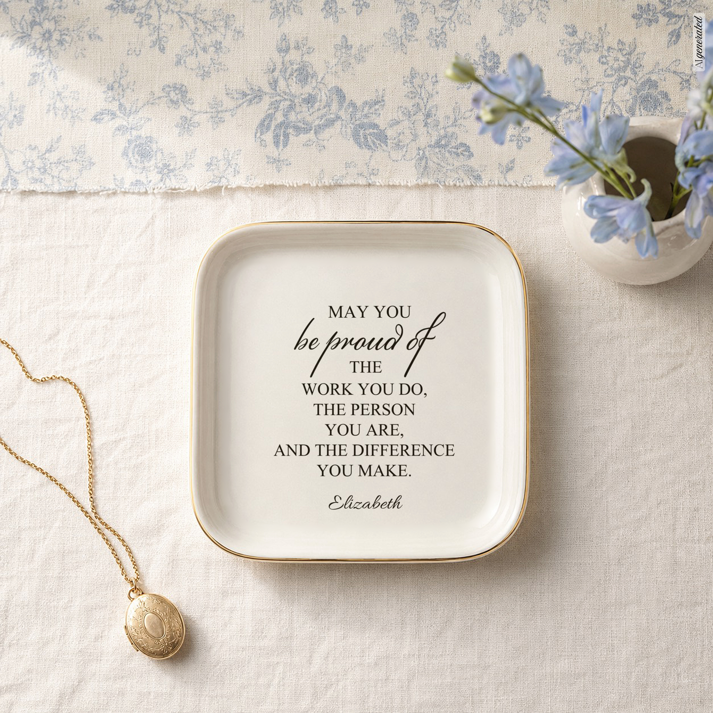 Difference Maker Jewelry Dish