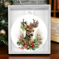 Buck Deer Acrylic Christmas Ornament-[Heartfelt Family Gift]