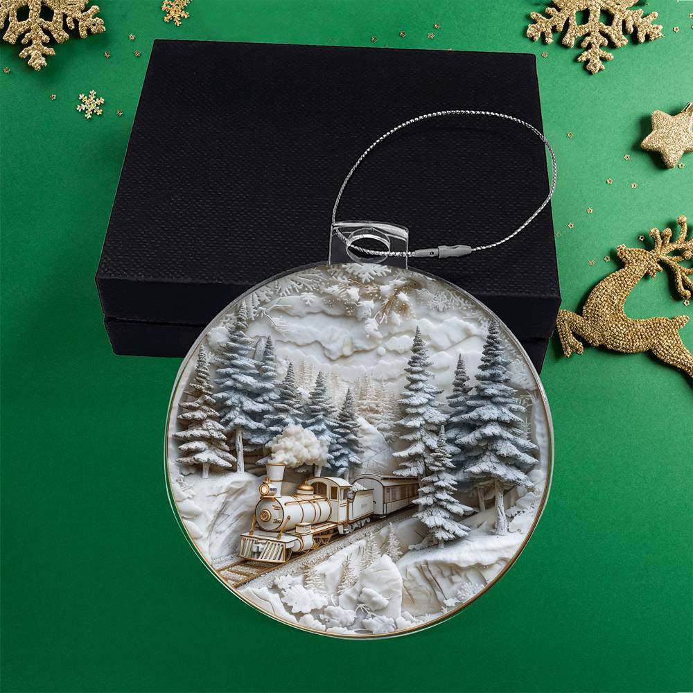 Acrylic Christmas Ornament-[Heartfelt Family Gift]