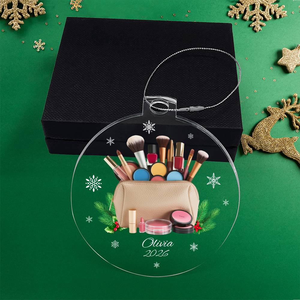 Makeup Christmas Tree Ornament