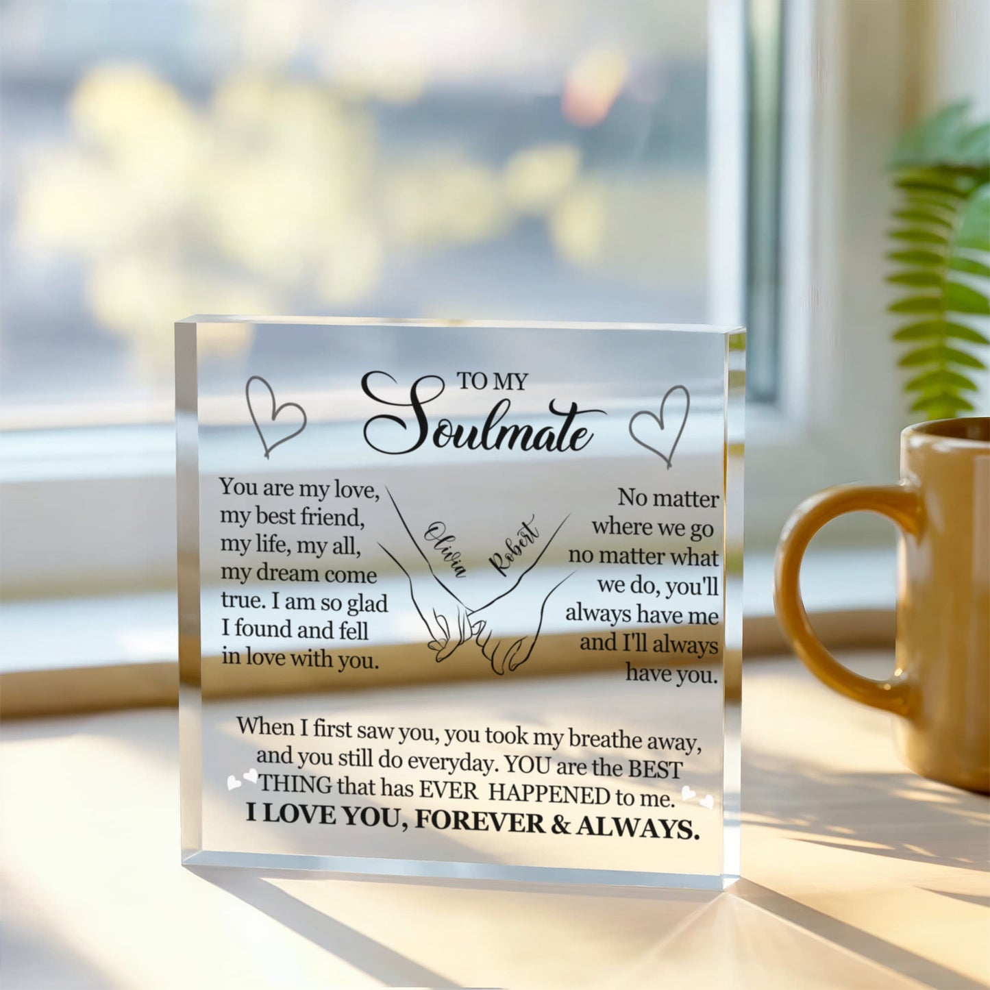 Soulmate Acrylic Plaque