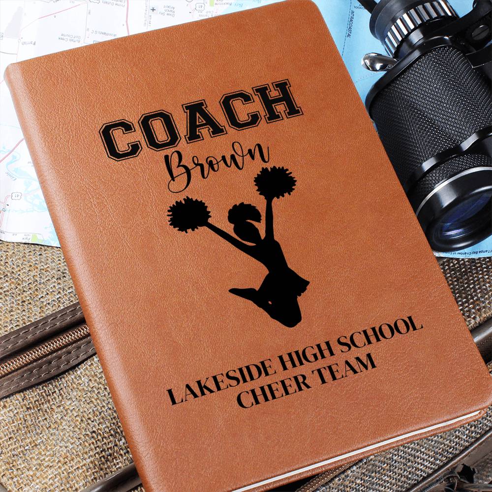 Personalized Cheer Coach Journal