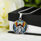 Guardian Angel Necklace with Engraving-[Heartfelt Family Gift]