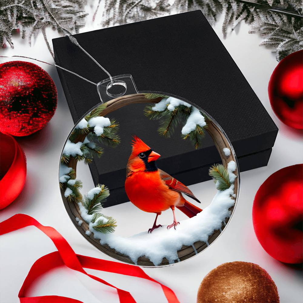 Cardinal Christmas Ornament-[Heartfelt Family Gift]