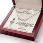 Ballerina Name Necklace with Custom Ballerina-[Heartfelt Family Gift]