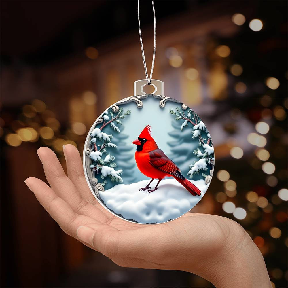 Cardinal Christmas Ornament