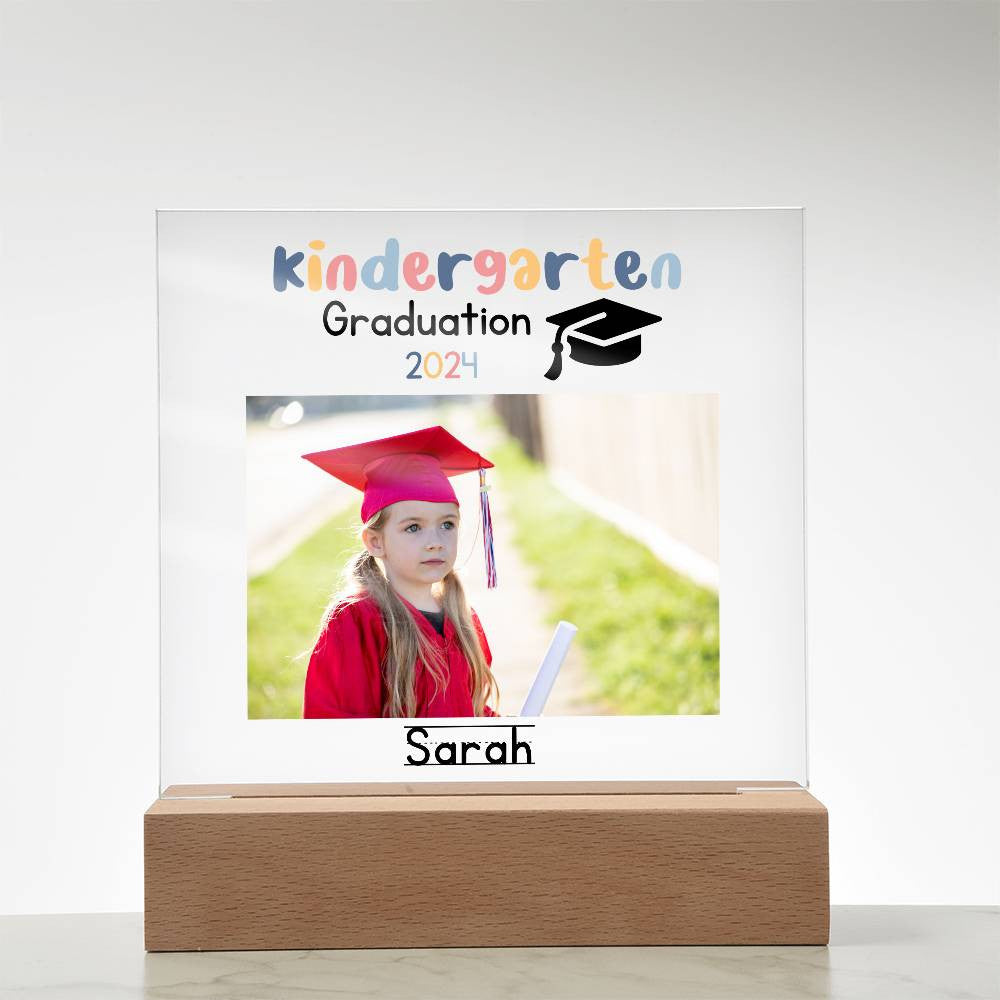 Personalized Kindergarten Graduation Photo Plaque Class of 2036-[Heartfelt Family Gift]