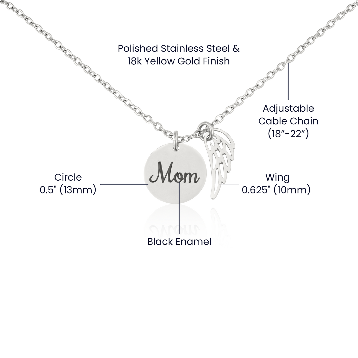 Mom Memorial Necklace-[Heartfelt Family Gift]