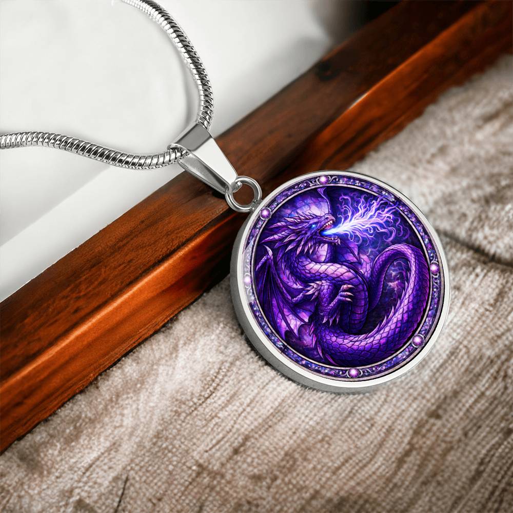 Personalized Purple Engraved Necklace Bracelet or Keychain