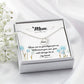 There are no goodbyes(1) Mom Memorial Necklace-[Heartfelt Family Gift]