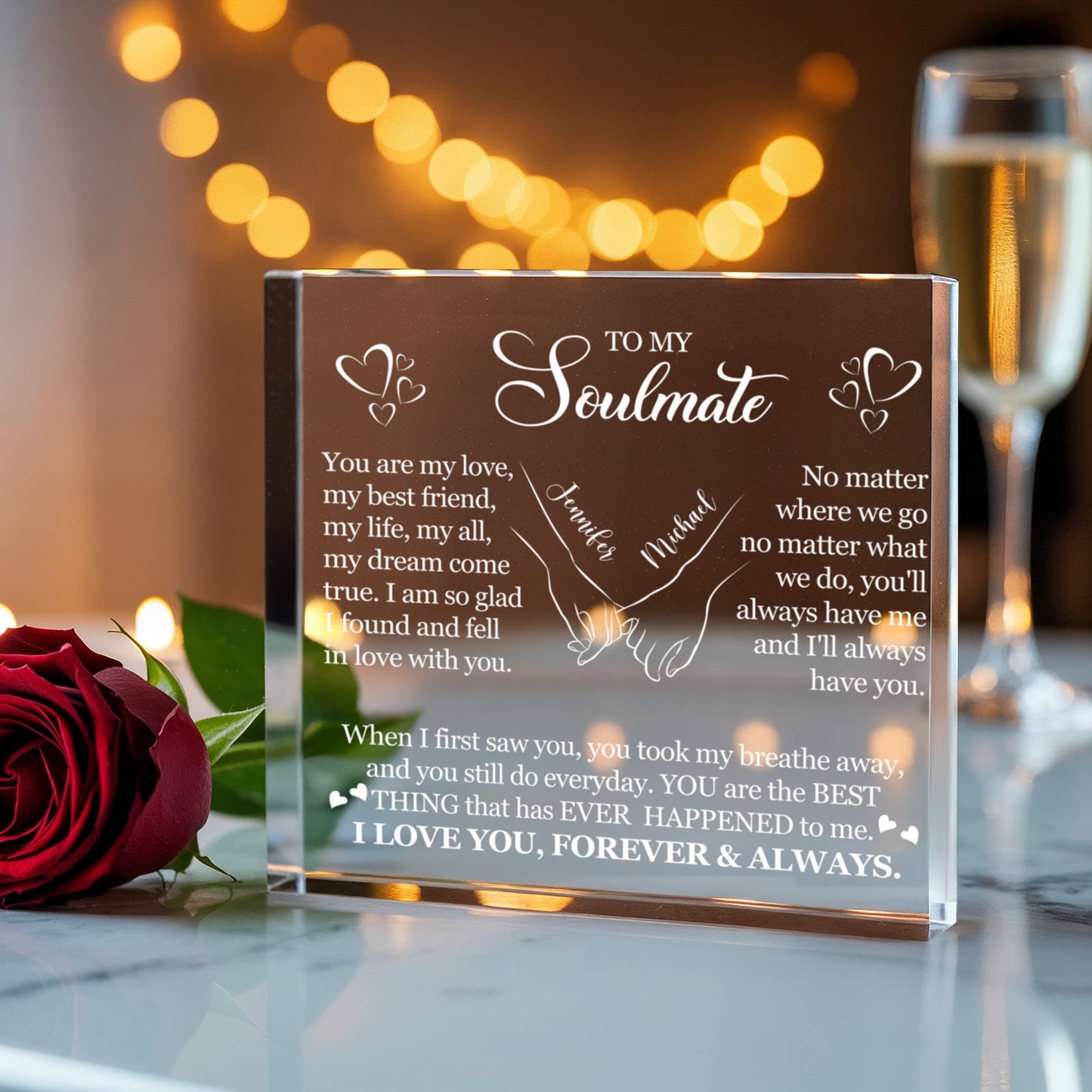 Soulmate Acrylic Plaque