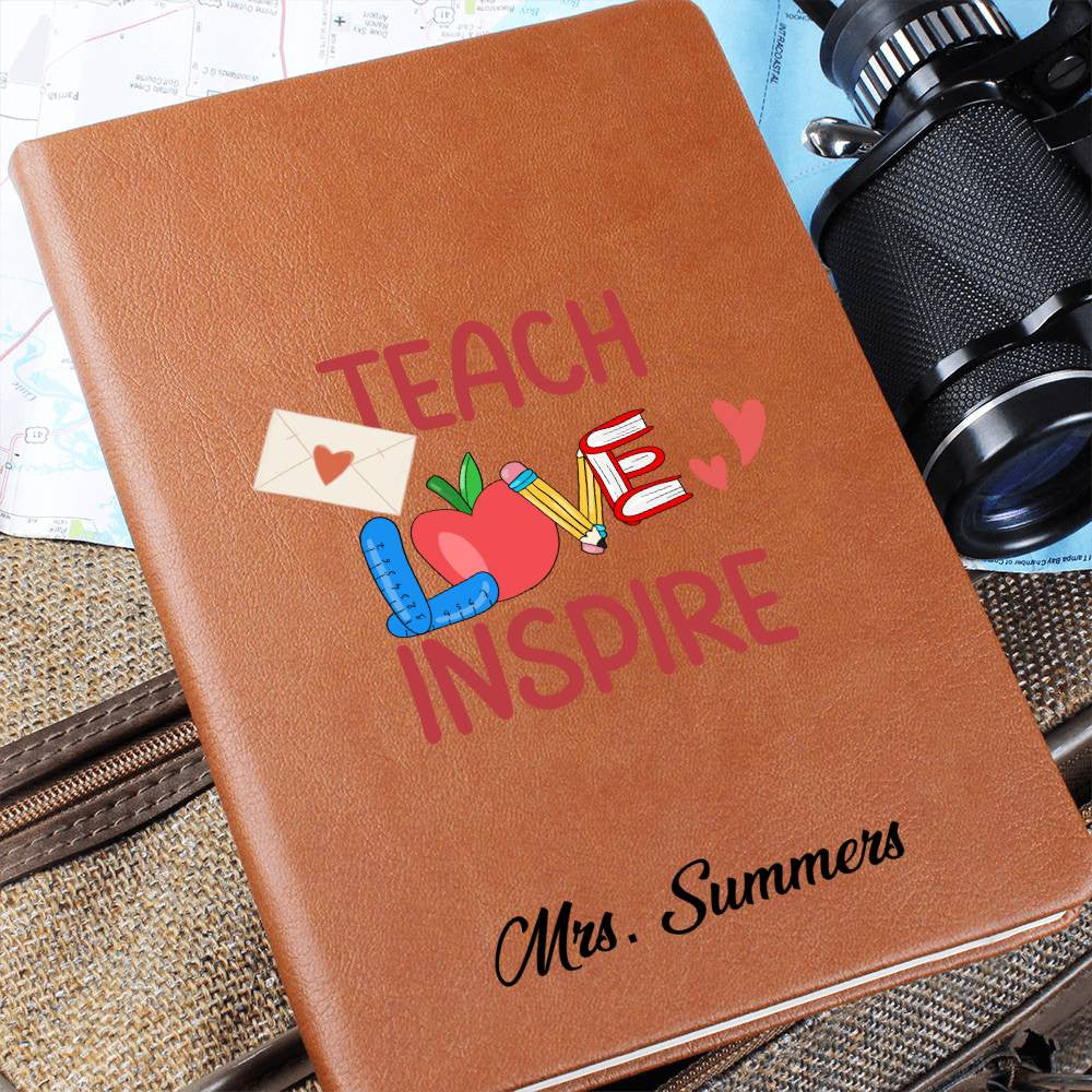 Personalized Teacher Journal for Teacher Appreciation-[Heartfelt Family Gift]