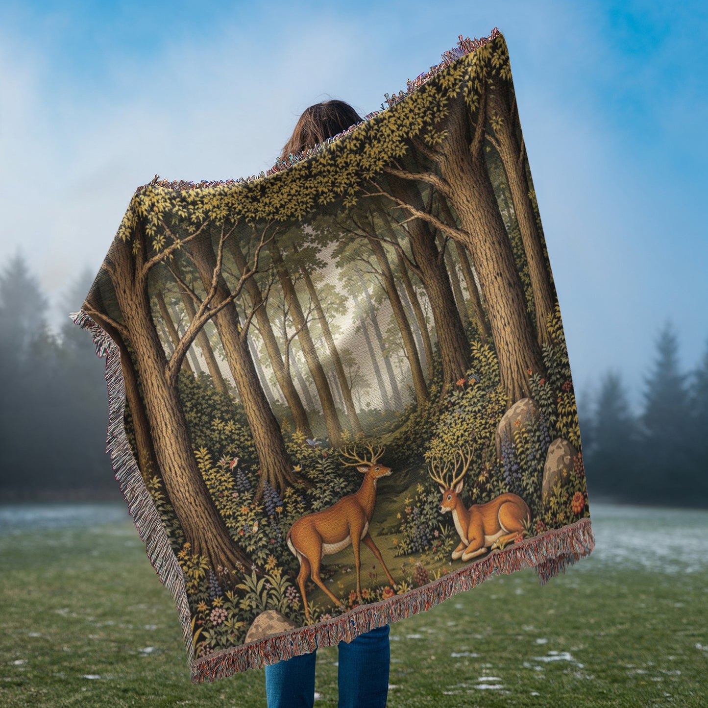 Artwork Heirloom Woven Blanket (Landscape)