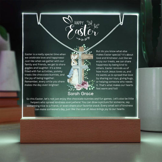 Personalized Easter Meaning Sign for Child