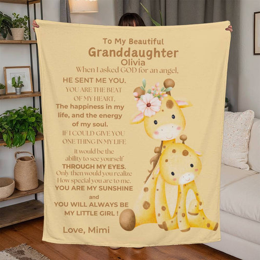 Jersey Fleece Blanket 50" x 60"-[Heartfelt Family Gift]