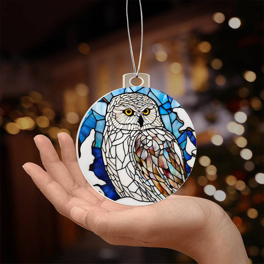 Snowy Owl Angel Ornament-[Heartfelt Family Gift]