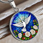 Engraved Dove Necklace-[Heartfelt Family Gift]