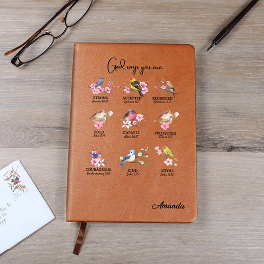 God Says You Are Journal or Bird Lover-[Heartfelt Family Gift]