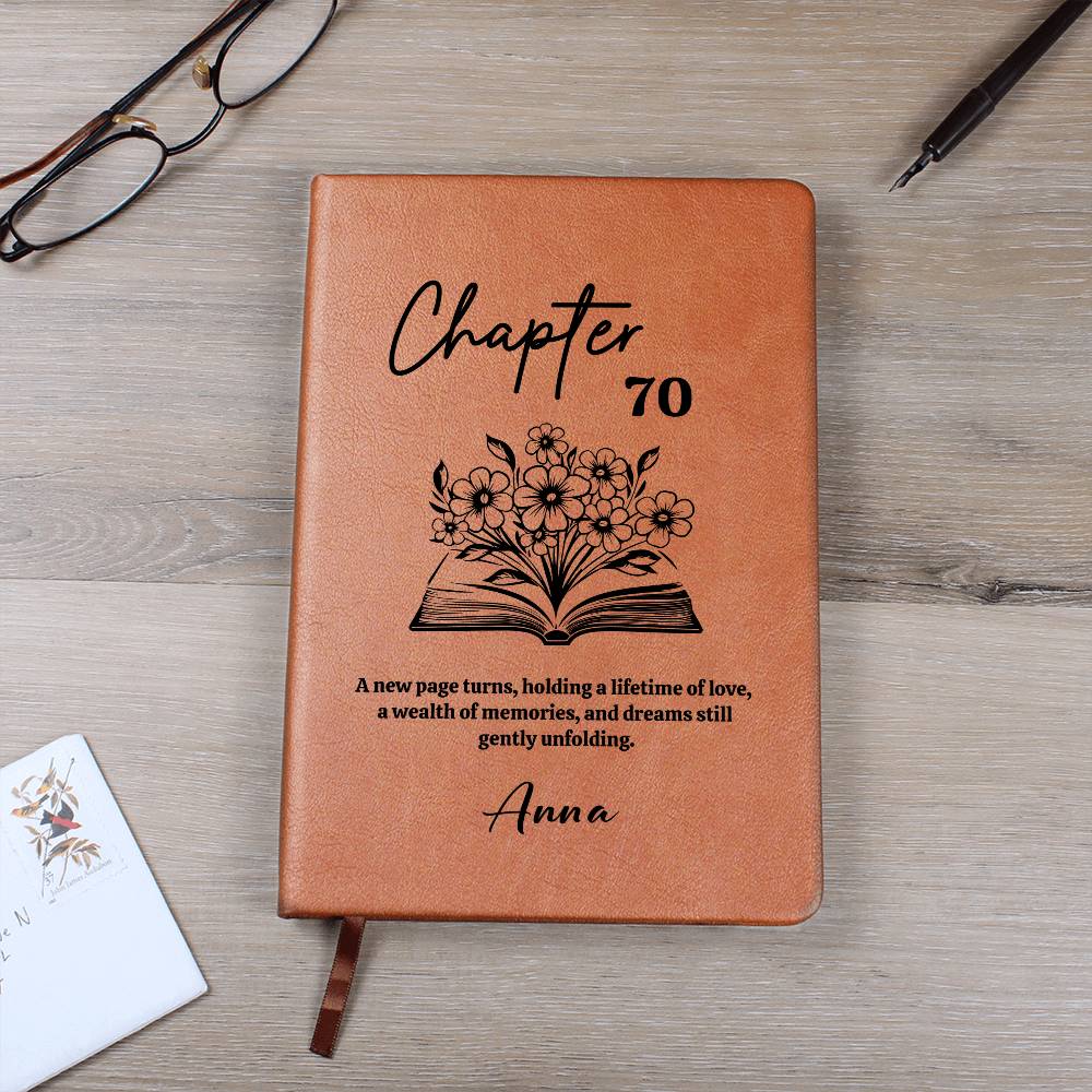 Personalized 70th Birthday Journal