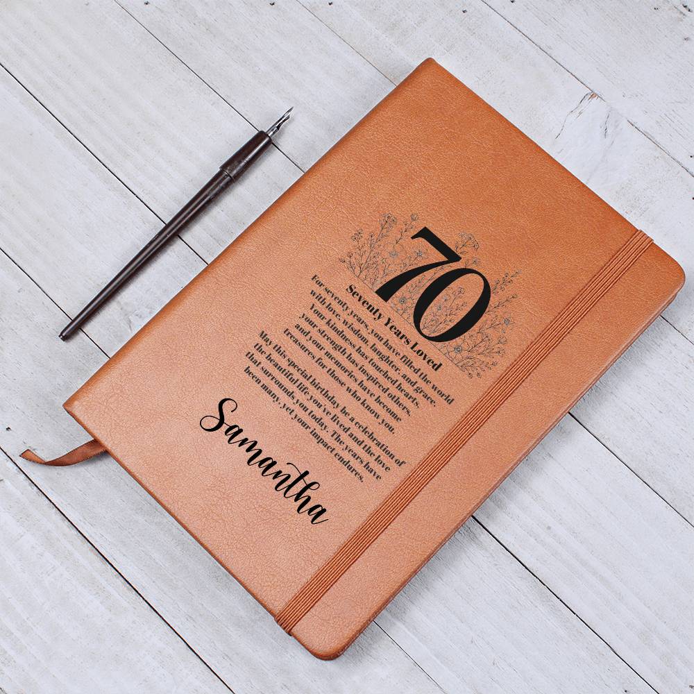 70th Birthday Journal