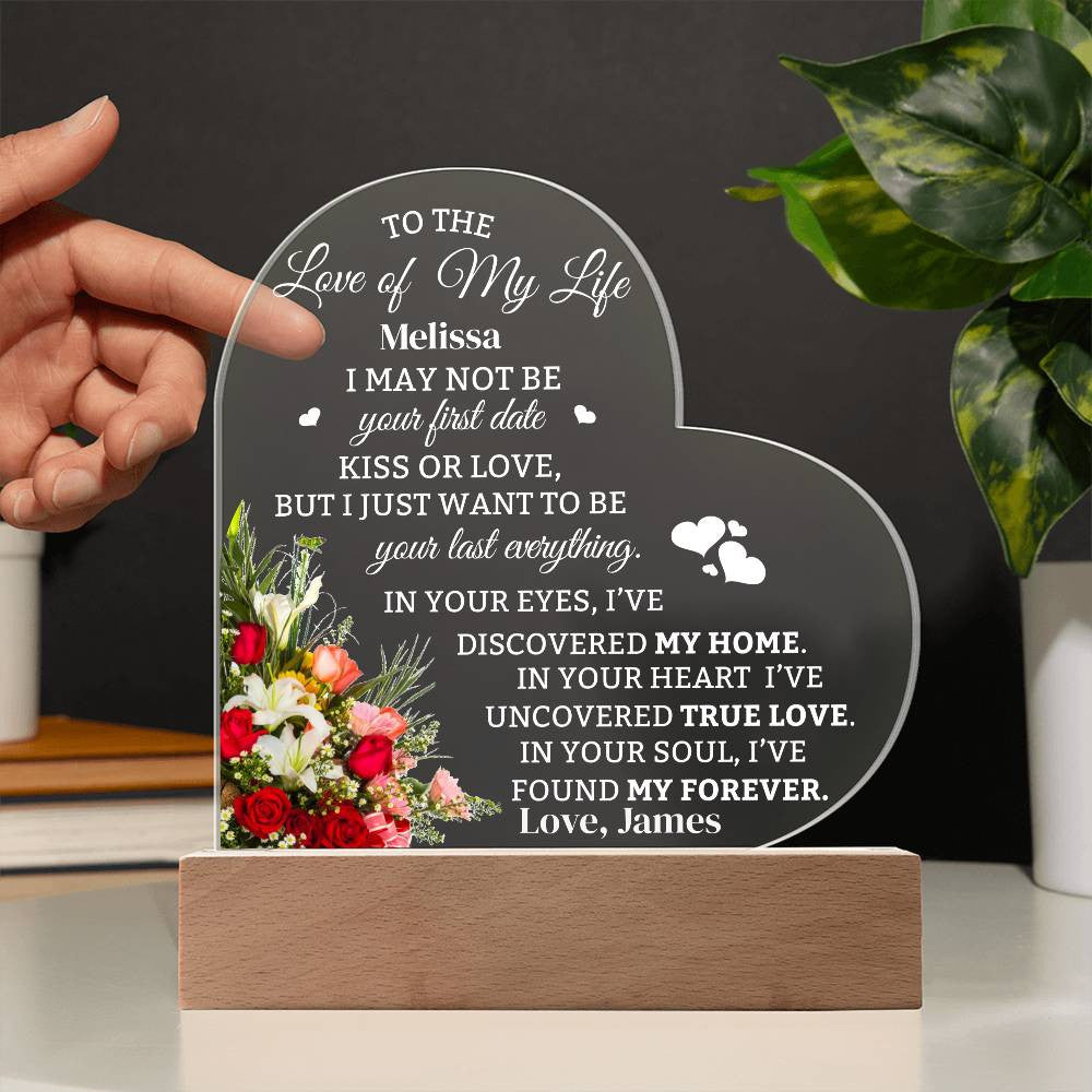 Soulmate Heart Plaque Gift-[Heartfelt Family Gift]
