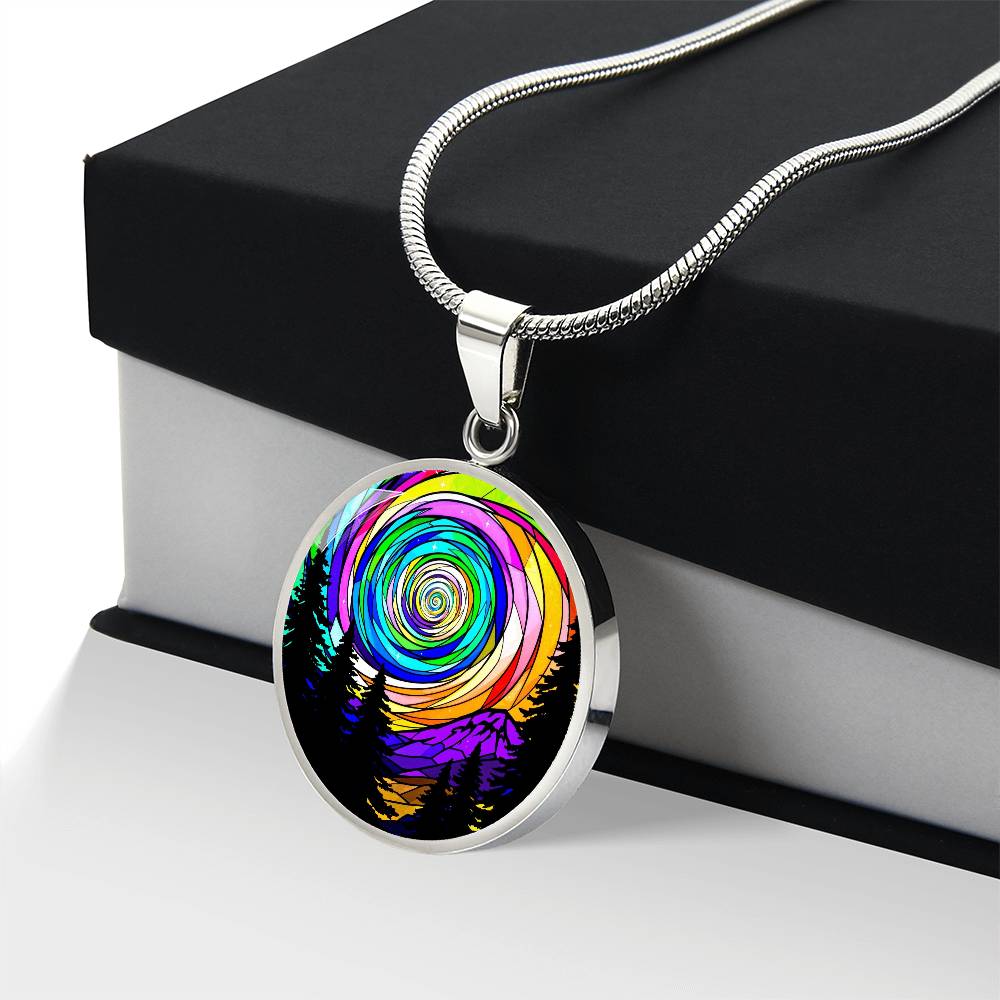 Northern Lights Necklace, Aurora Borealis Pendant, Night Sky Jewelry, Northern Lights Charm, Aurora Borealis Necklace, Night Sky Pendant, Custom Bracelet