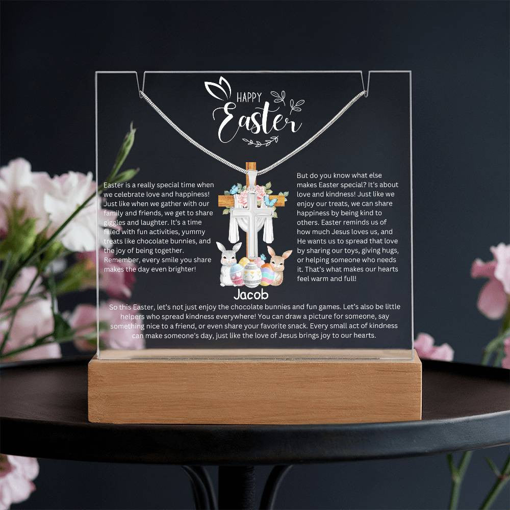 Personalized Easter Meaning Sign for Child