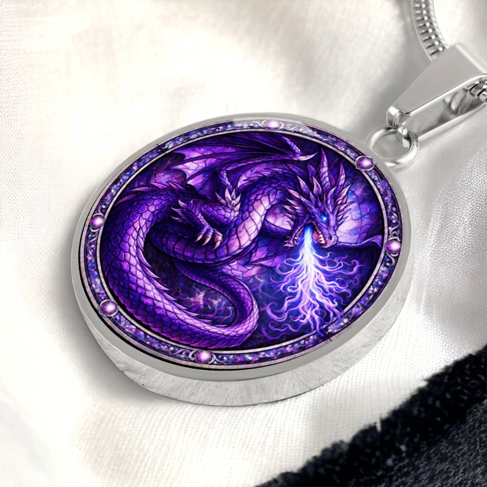 Personalized Purple Engraved Necklace Bracelet or Keychain