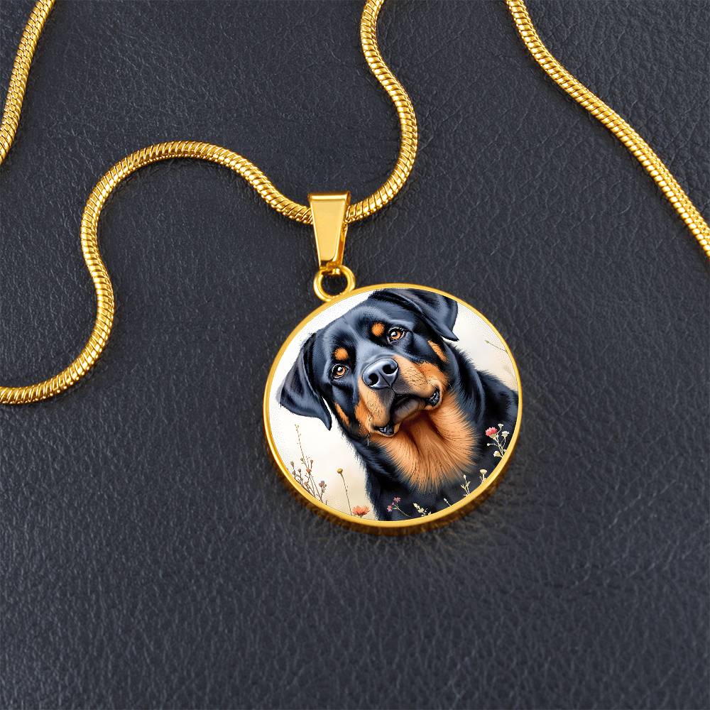 Rotweiller Pendant Necklace