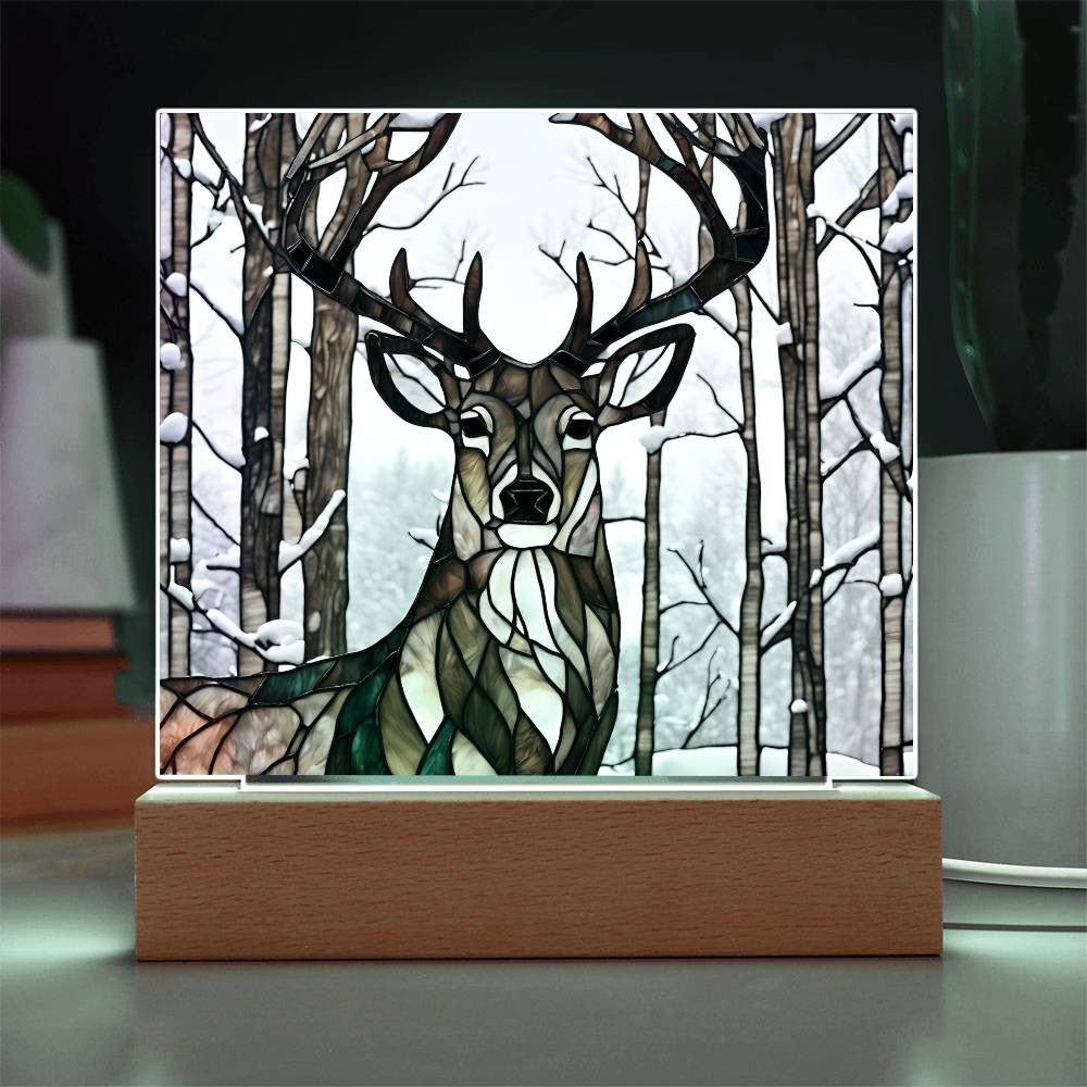 Deer Decorative Acrylic Plaque-[Heartfelt Family Gift]