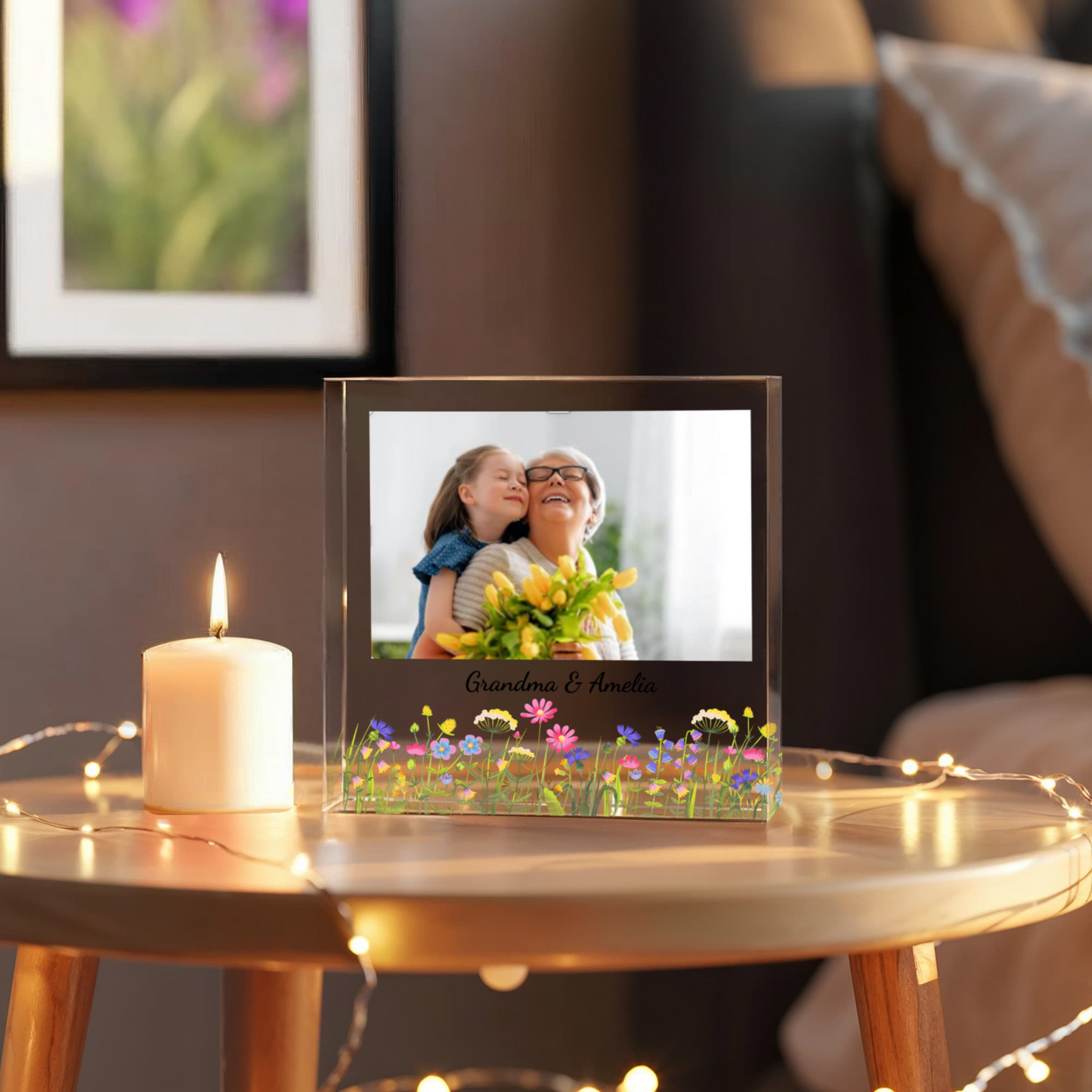 Grandma & Me Photo Acrylic Block