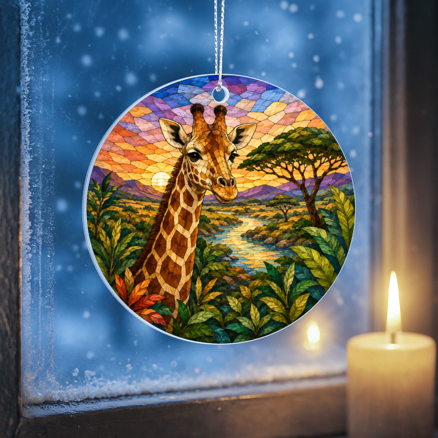 Jungle Animals Christmas Ornament