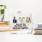 Mom The Piece That Holds Us Together Acrylic Puzzle Plaque-[Heartfelt Family Gift]