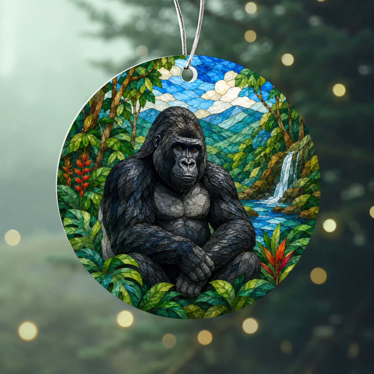 Jungle Animals Christmas Ornament