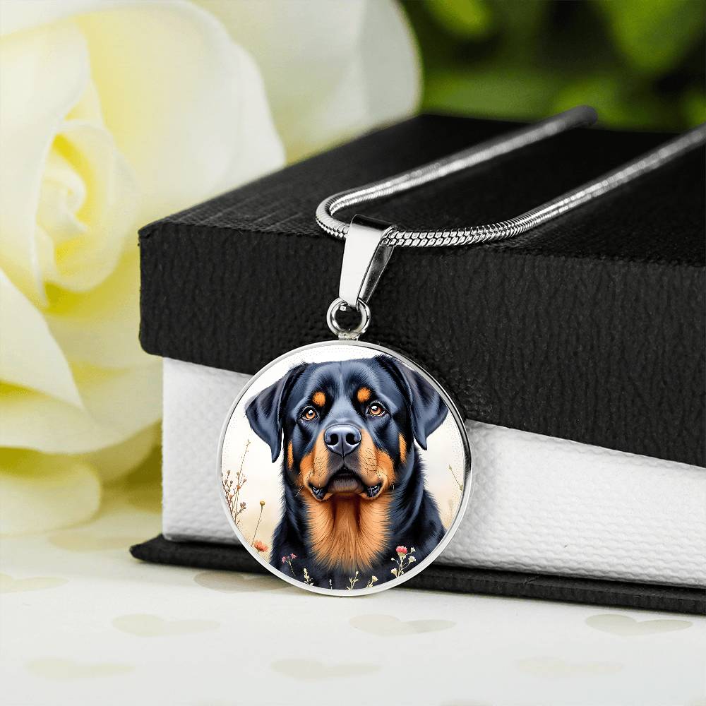 Rotweiller Pendant Necklace