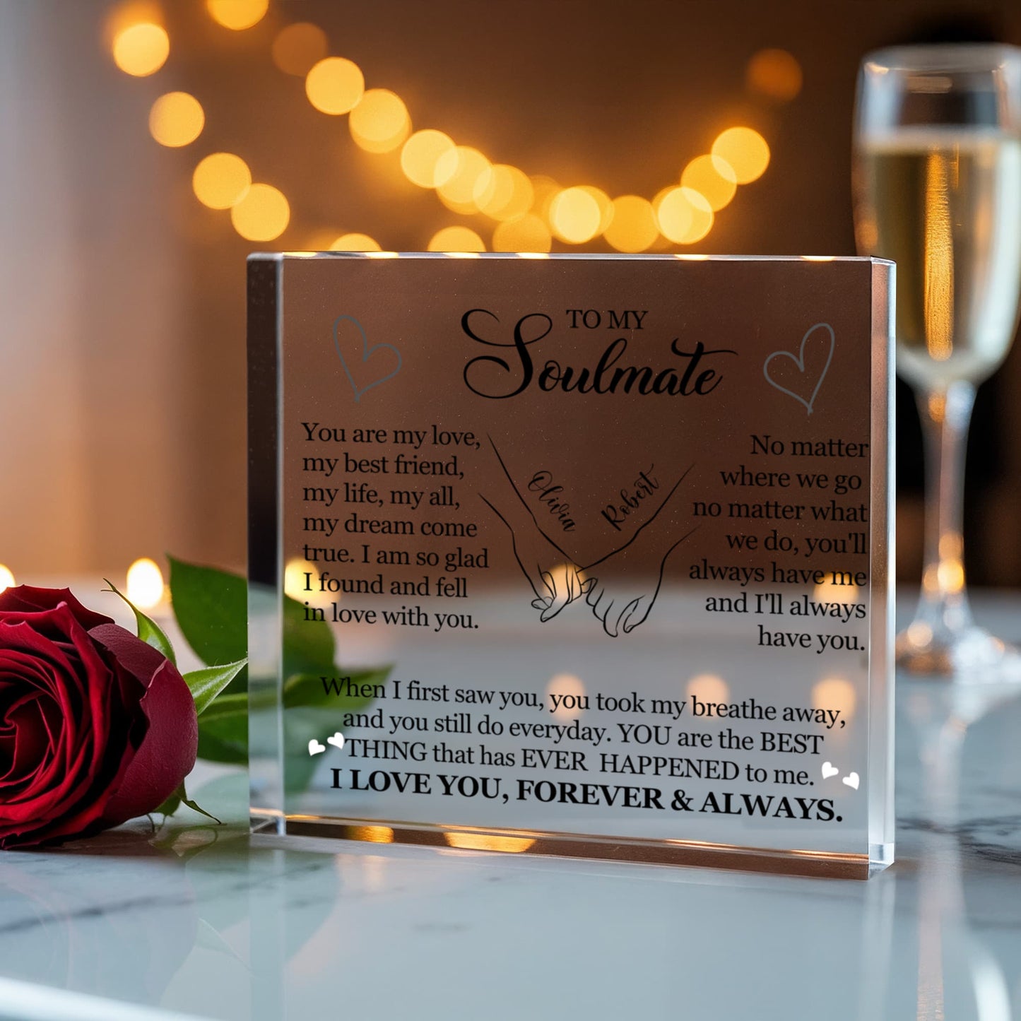 Soulmate Acrylic Plaque