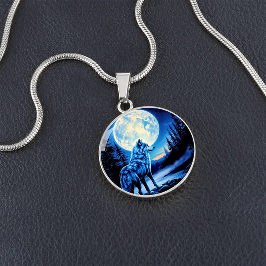 Personalized Winter Wolf Necklace or Bracelet
