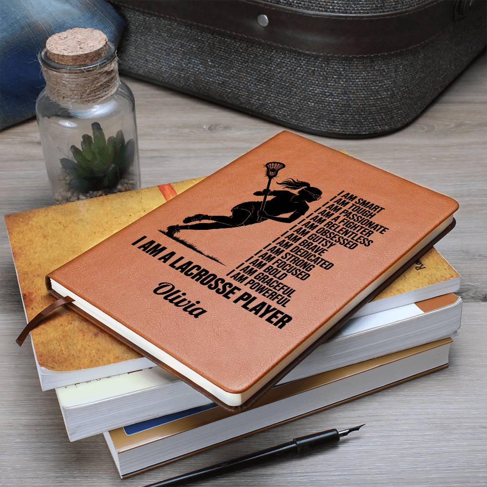 Personalized Lacrosse Player Affirmation Journal