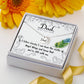 Dad Memorial Necklace Angel Wing Charm-[Heartfelt Family Gift]