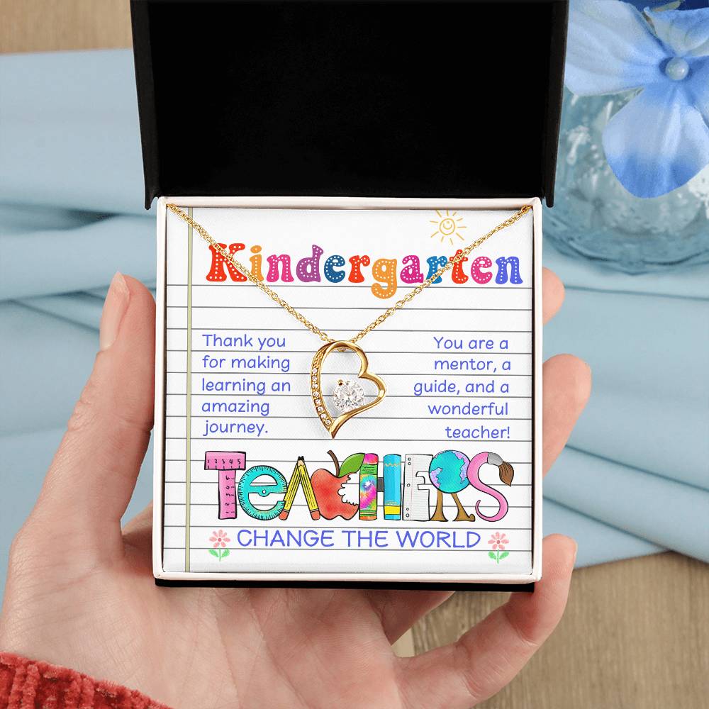 Teacher Thank You Necklace Gift