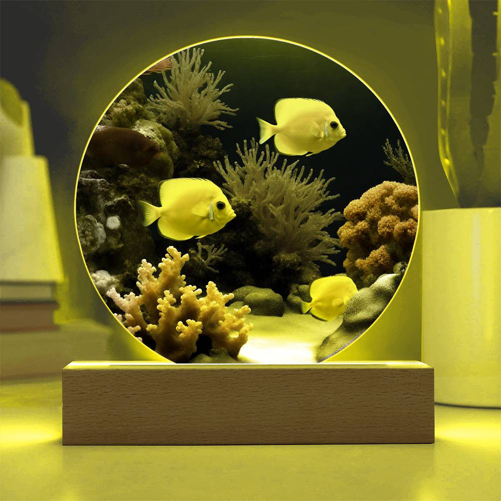 Fish Salt Water Aquarium Night Light-[Heartfelt Family Gift]