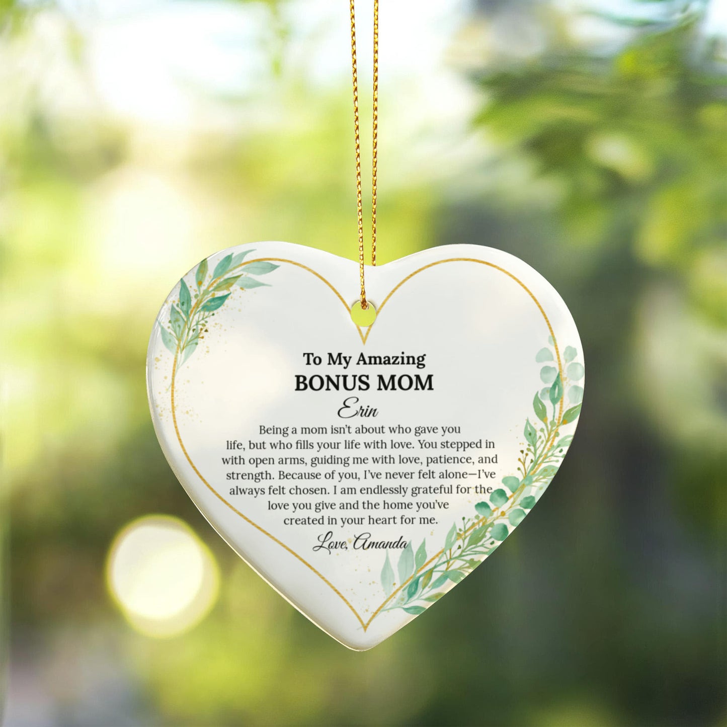 Ceramic Heart Ornament