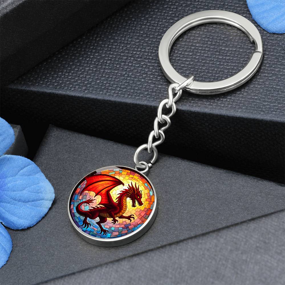 Red Dragon Pendant Necklace
